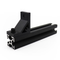 Langle industrial extruded Aluminum Profiles, Black 1000mm Length 4040 Aluminum Profile Extrusion Frame for CNC